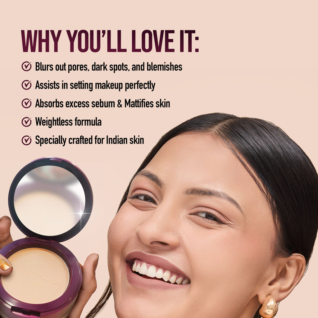 Hilary Rhoda The Setting Duo Matte Compact Powder - Natural 02 | Grocsy