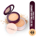 Hilary Rhoda The Setting Duo Matte Compact Powder - Beige 03 | Grocsy