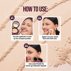 Hilary Rhoda The Setting Duo Matte Compact Powder - Beige 03 | Grocsy