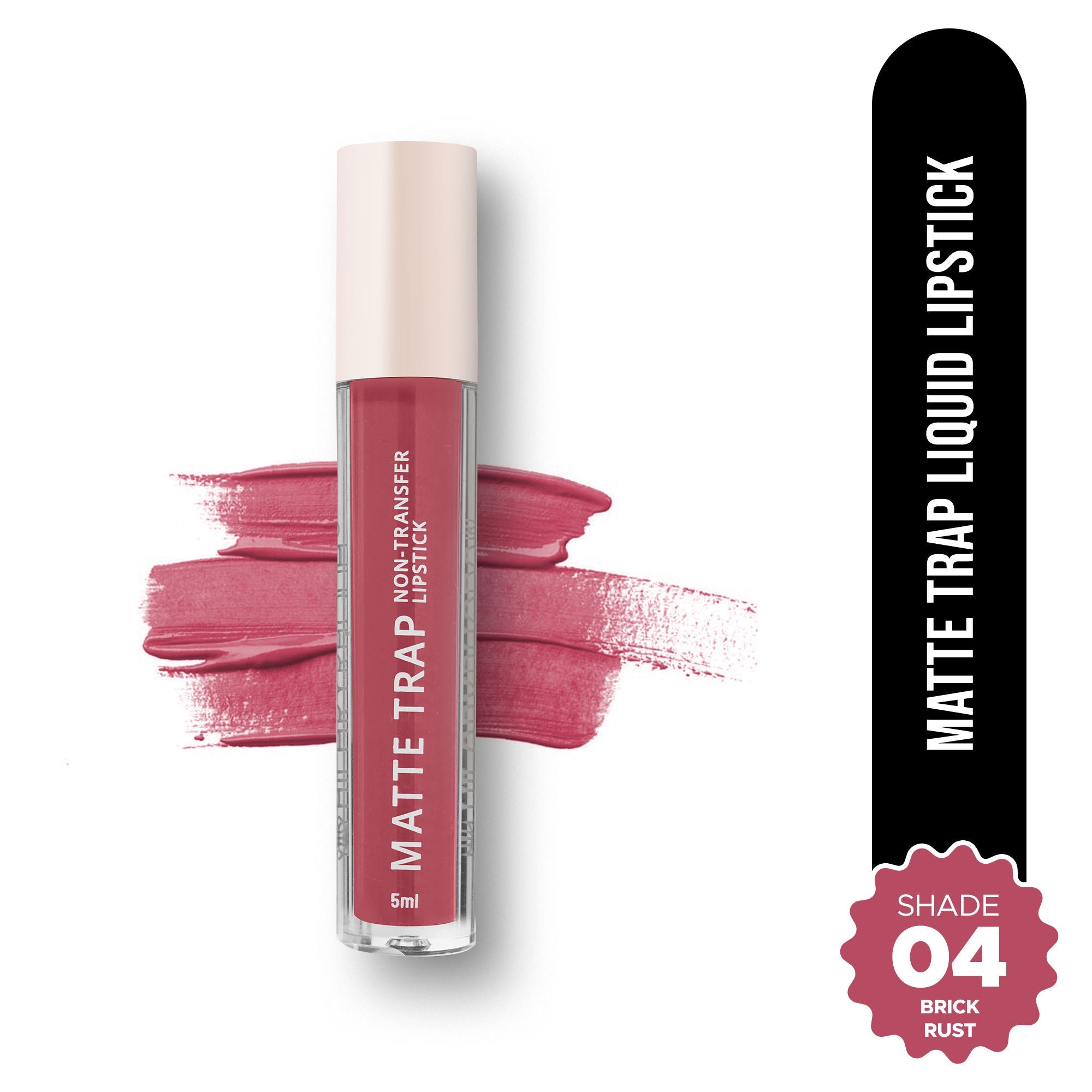 Hilary Rhoda Matte Trap Liquid Lipstick - Brick Rust 04 | Grocsy