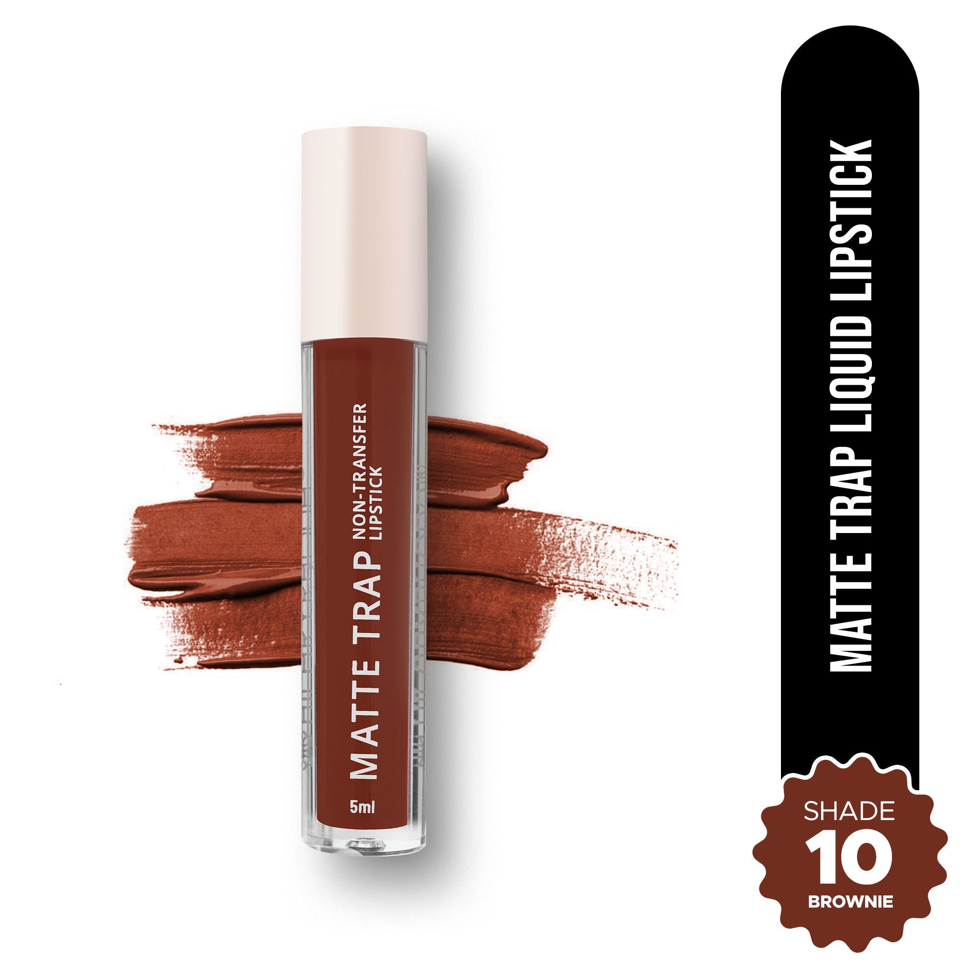 Hilary Rhoda Matte Trap Liquid Lipstick - Brownie 10 | Grocsy