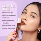 Hilary Rhoda Matte Trap Liquid Lipstick - Brownie 10 | Grocsy