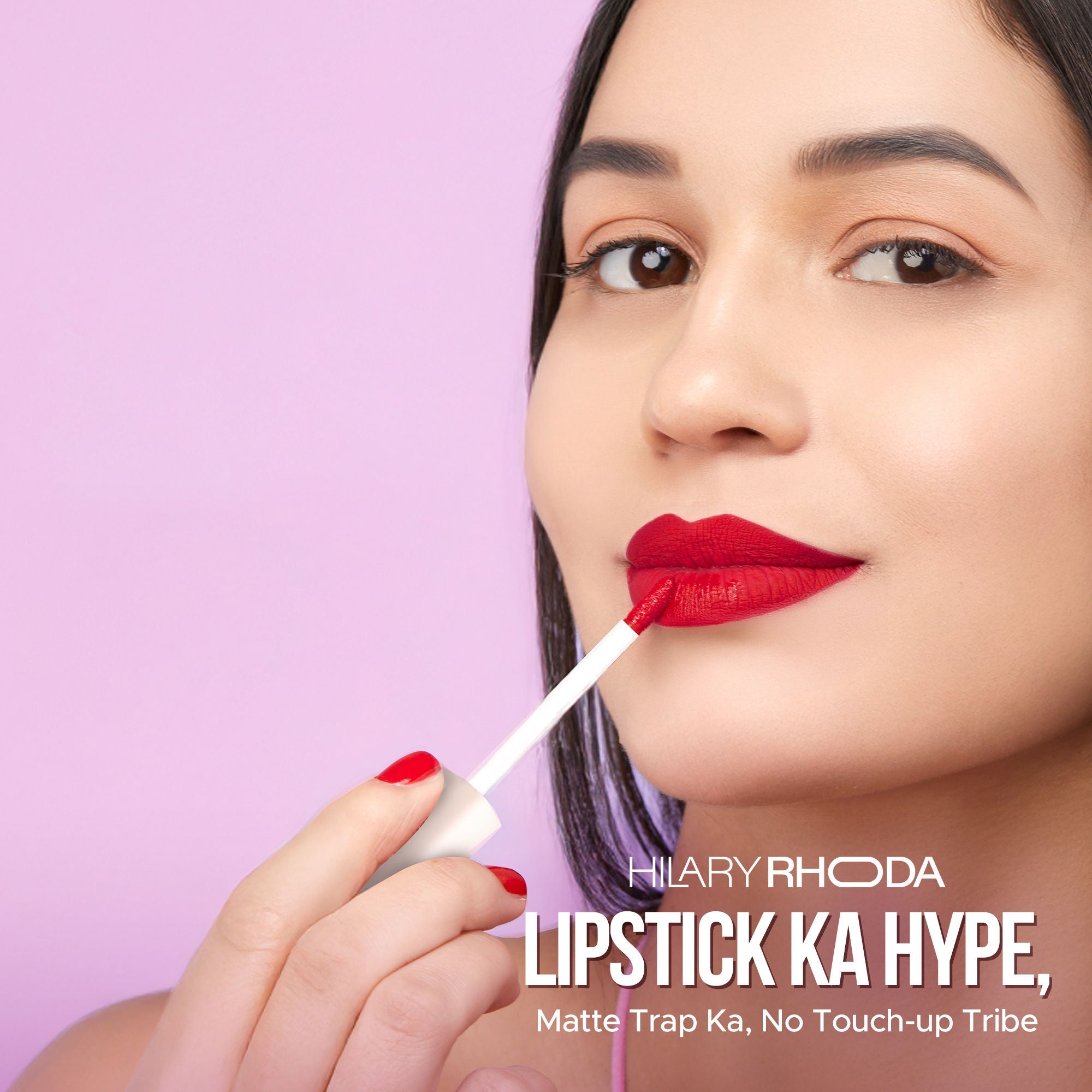 Hilary Rhoda Matte Trap Liquid Lipstick - Untamed Pink 19 | Grocsy