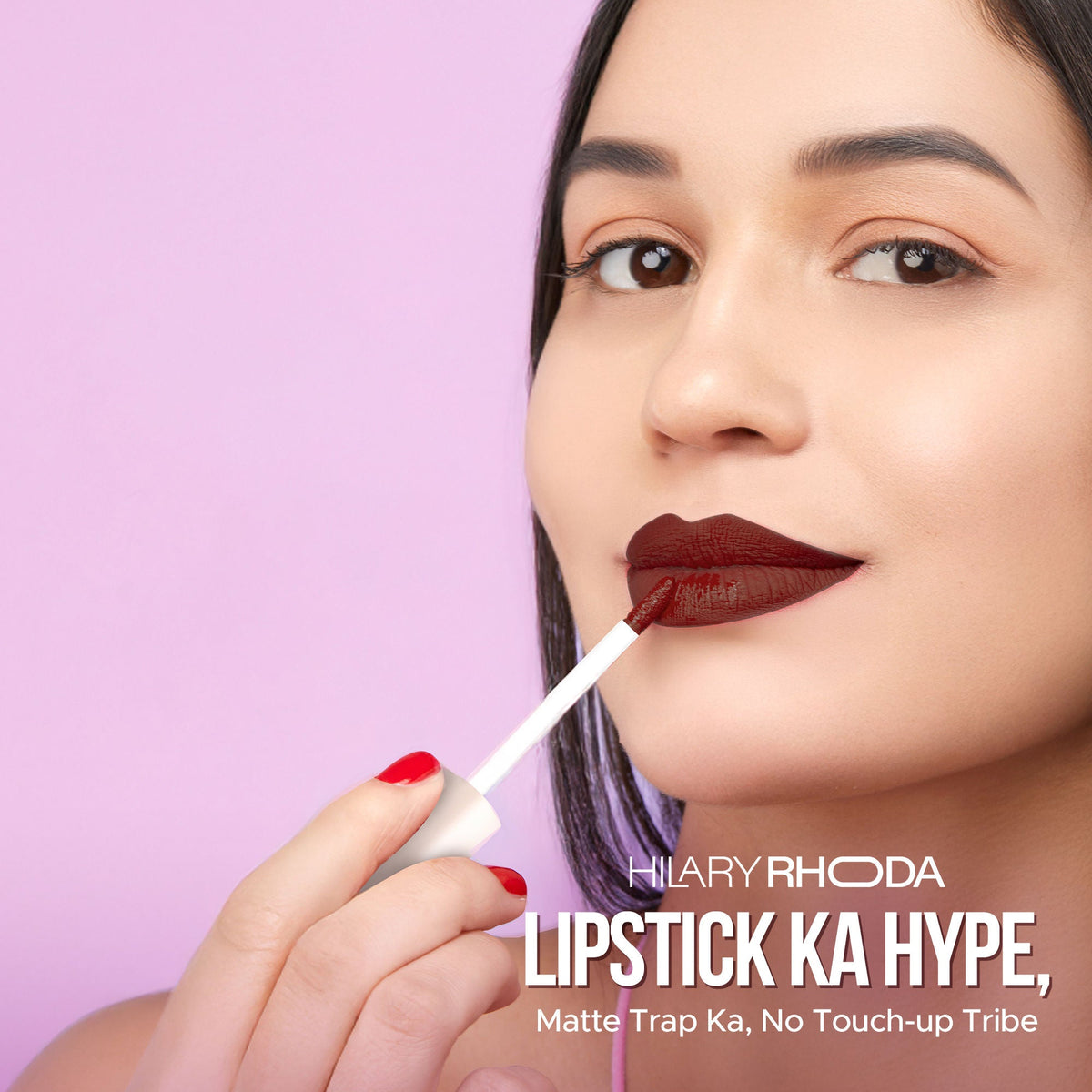 Hilary Rhoda Matte Trap Liquid Lipstick - Wine Divine 22 | Grocsy