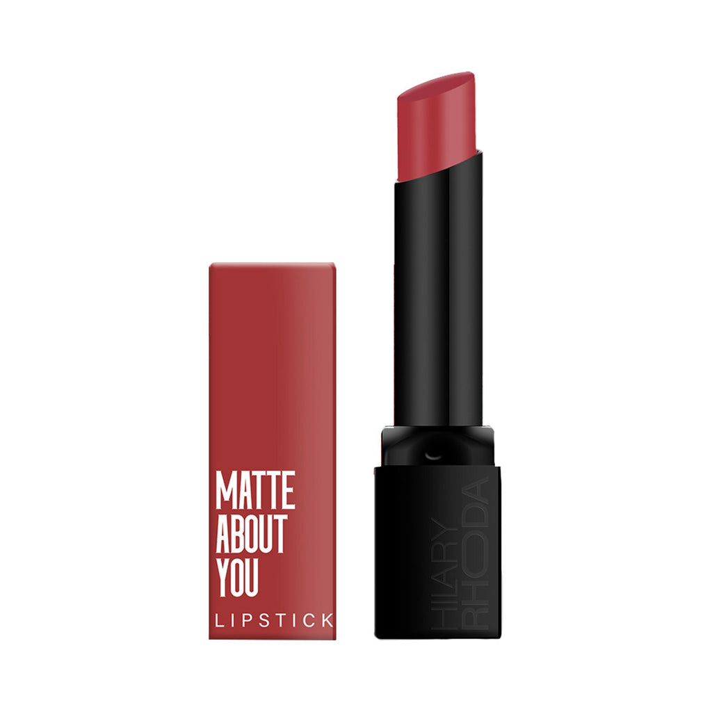 Hilary Rhoda Matte About You Lipstick - Scarlet Red 08 | Grocsy
