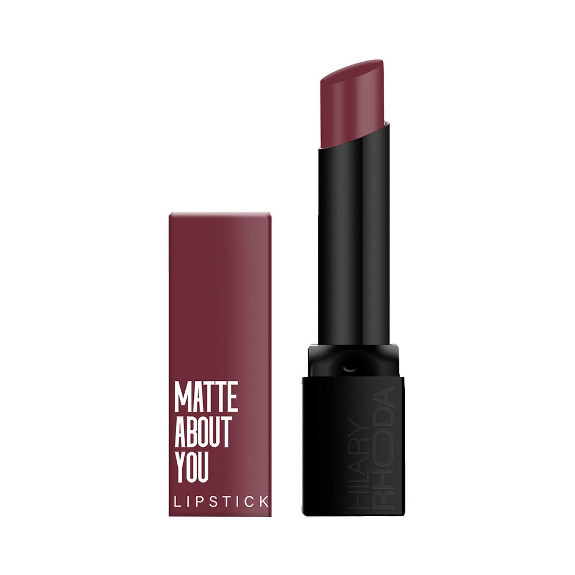 Hilary Rhoda Matte About You Lipstick - Divine Wine 09 | Grocsy