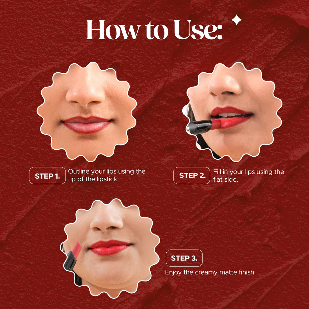Hilary Rhoda Slay All Day Matte Lipstick - Wild Strawberry 07 | Grocsy