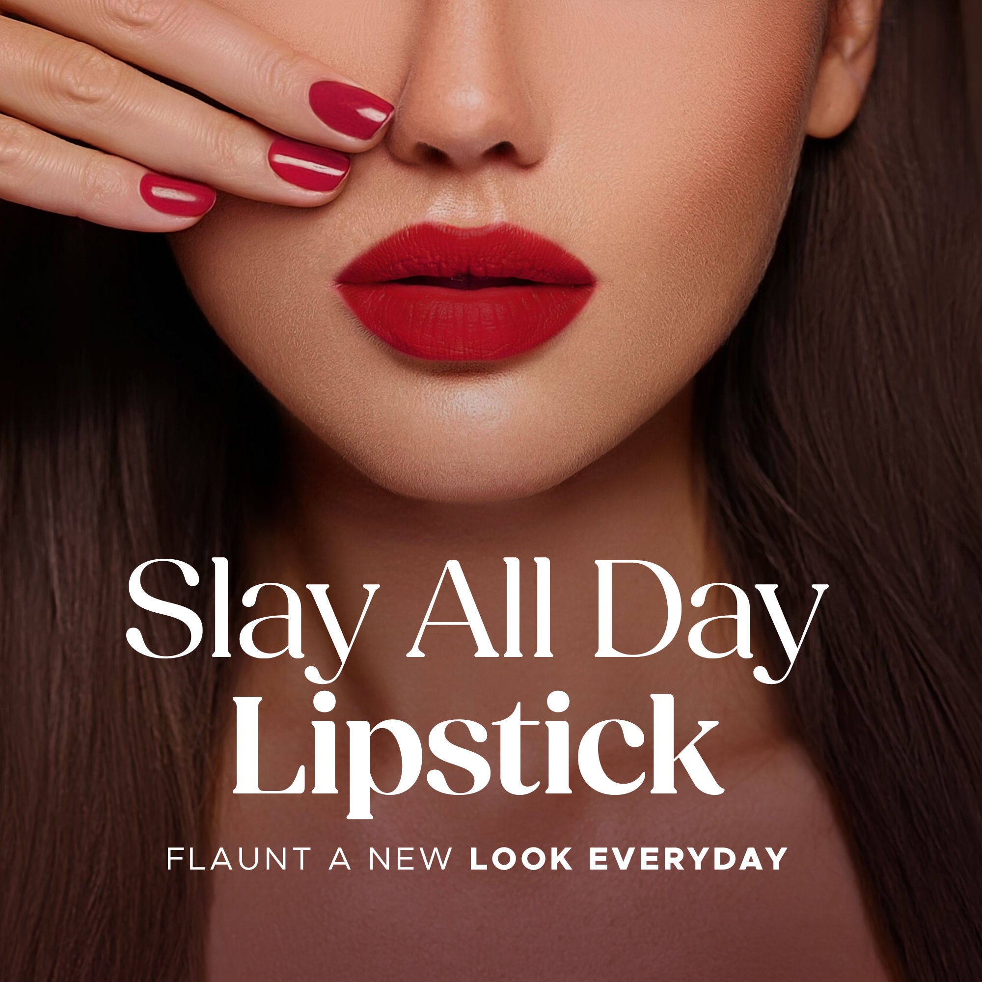 Hilary Rhoda Slay All Day Matte Lipstick - Crismon Red 09 | Grocsy