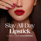 Hilary Rhoda Slay All Day Matte Lipstick - Dark Red 11 | Grocsy