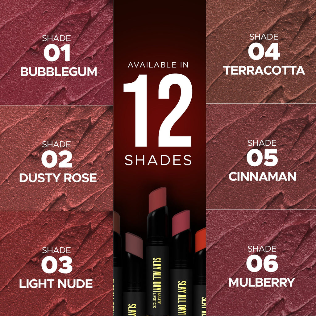 Hilary Rhoda Slay All Day Matte Lipstick - Merlot 12 | Grocsy