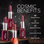 Hilary Rhoda Starlight Metallic Lipstick - Cosmic Candy 01 | Grocsy