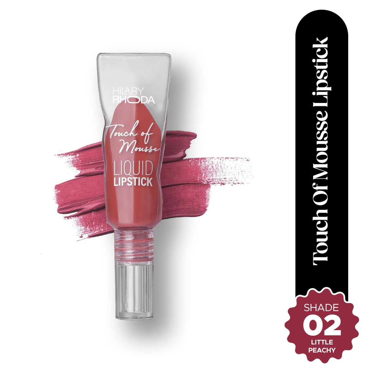 Hilary Rhoda Touch Of Mousse Waterproof Lipstick - Little Peachy 02 | Grocsy