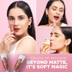 Hilary Rhoda Touch Of Mousse Waterproof Lipstick - Pink Casual 03 | Grocsy