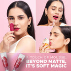 Hilary Rhoda Touch Of Mousse Waterproof Lipstick - Playful Berry 05 | Grocsy