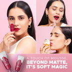 Hilary Rhoda Touch Of Mousse Waterproof Lipstick - Ruby Pink 08 | Grocsy