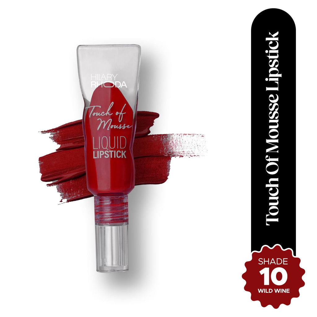 Hilary Rhoda Touch Of Mousse Waterproof Lipstick - Wild Wine 10 | Grocsy