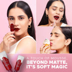 Hilary Rhoda Touch Of Mousse Waterproof Lipstick - Wild Wine 10 | Grocsy