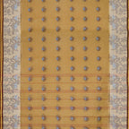 Exclusive Collection 100% Pure Cotton Light Beige Tant Saree With Hand Weaving Work | Grocsy