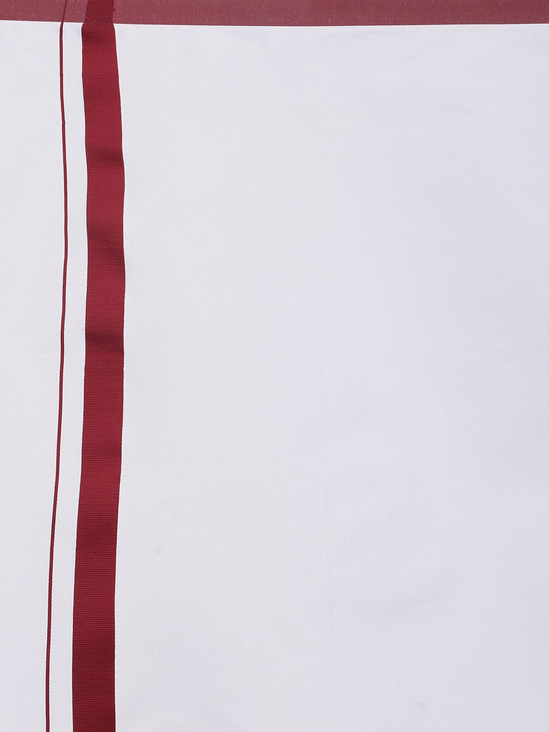 Sethukrishna Men White Solid Dhoti | Grocsy