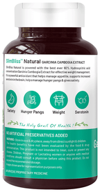 Bliss Welness Weight Management Garcinia Combogia 2000 Veg Tablet | Grocsy
