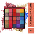 Matt Look 25 Colors Blink Eyeshadow Palette - 01 | Grocsy