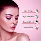 Matt Look 25 Colors Blink Eyeshadow Palette - 01 | Grocsy