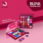 Matt Look 25 Colors Blink Eyeshadow Palette - 01 | Grocsy