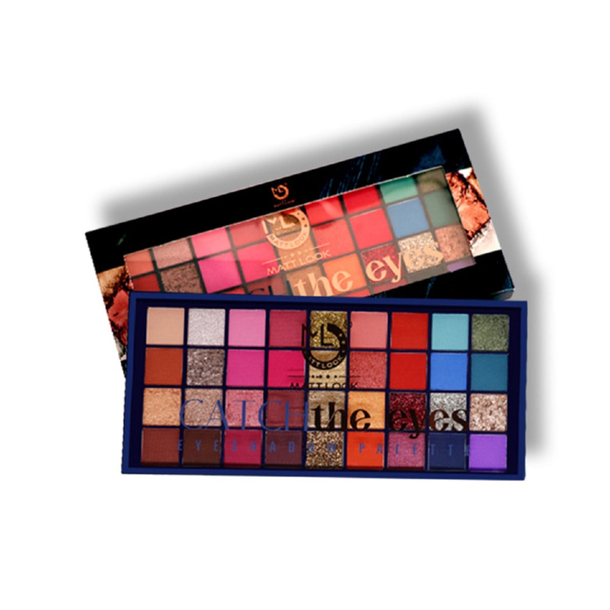 Matt Look 36 Colors Catch The Eyes Eyeshadow Palette - 02 | Grocsy