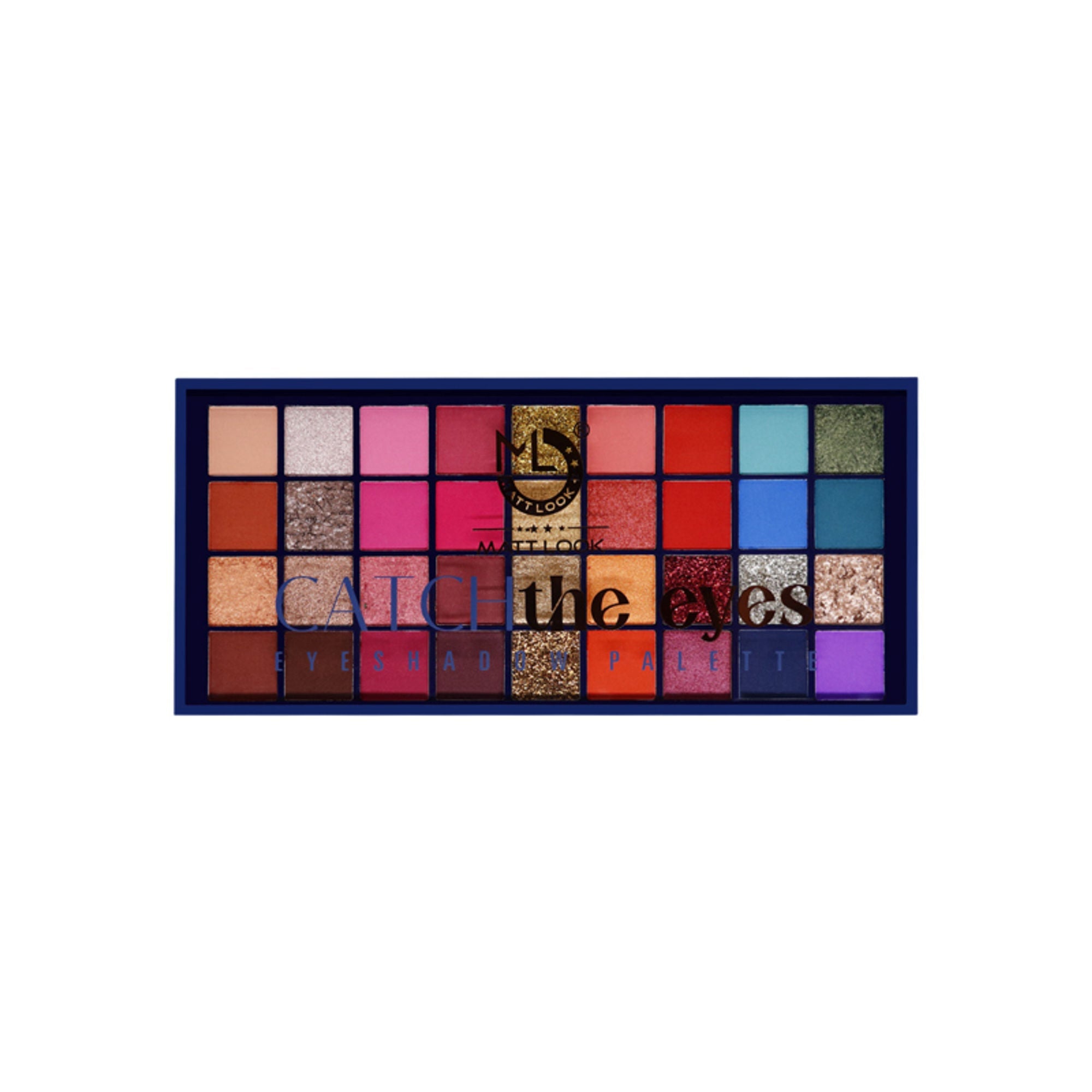 Matt Look 36 Colors Catch The Eyes Eyeshadow Palette - 02 | Grocsy