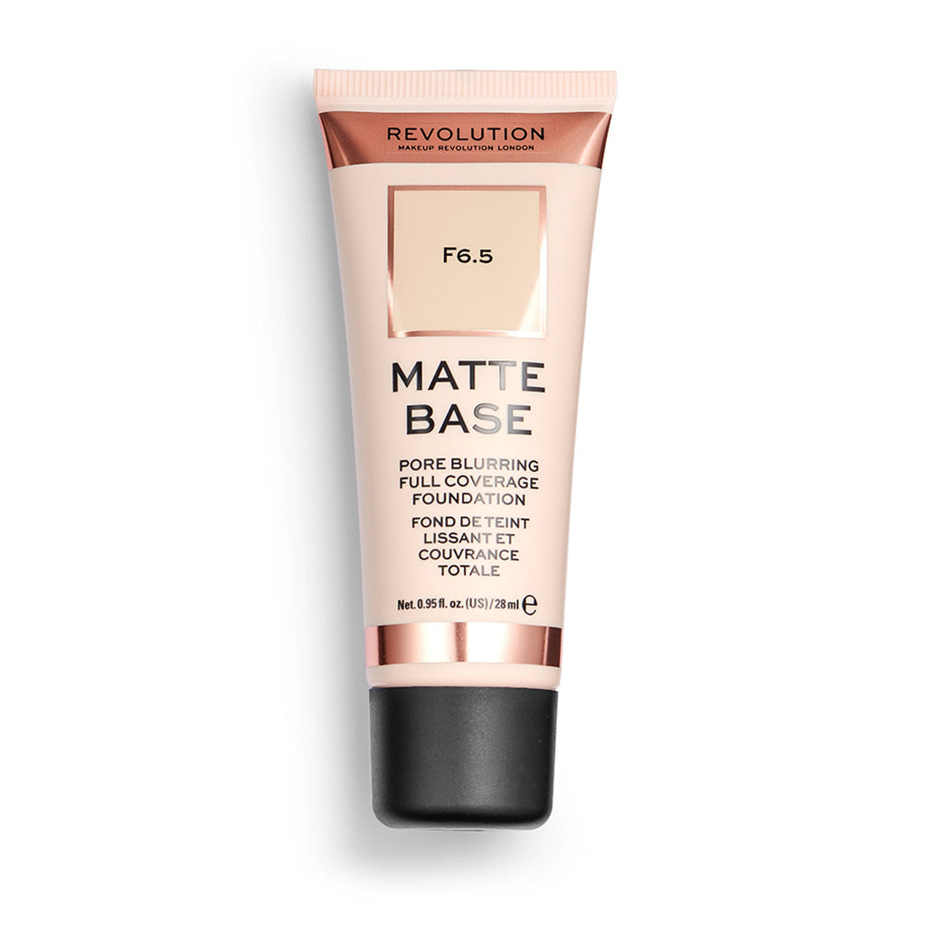 Makeup Revolution Matte Base Foundation - F6.5 | Grocsy