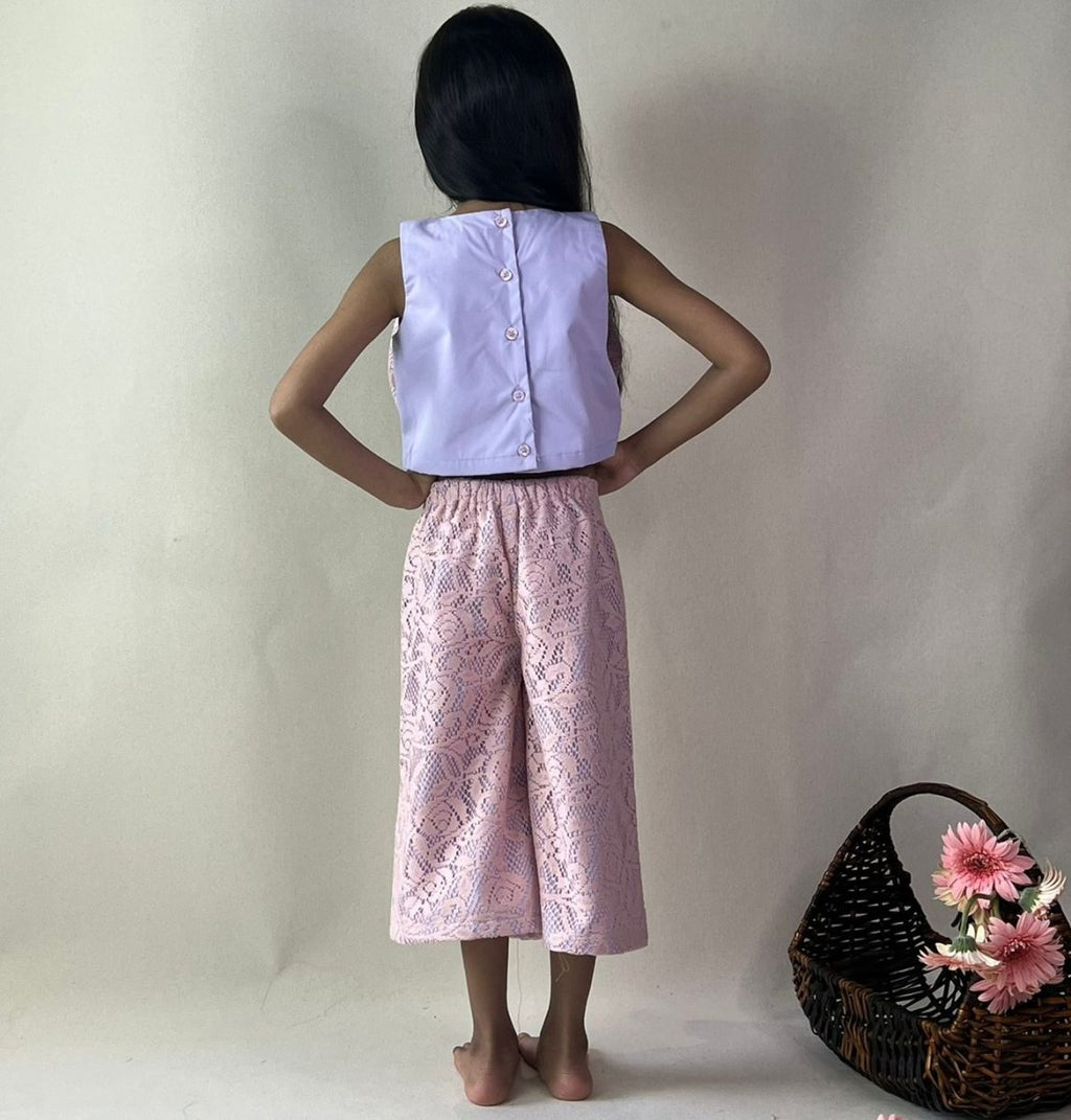 ArthLife Lavender And Pink Bow Co-Ord Set | Grocsy