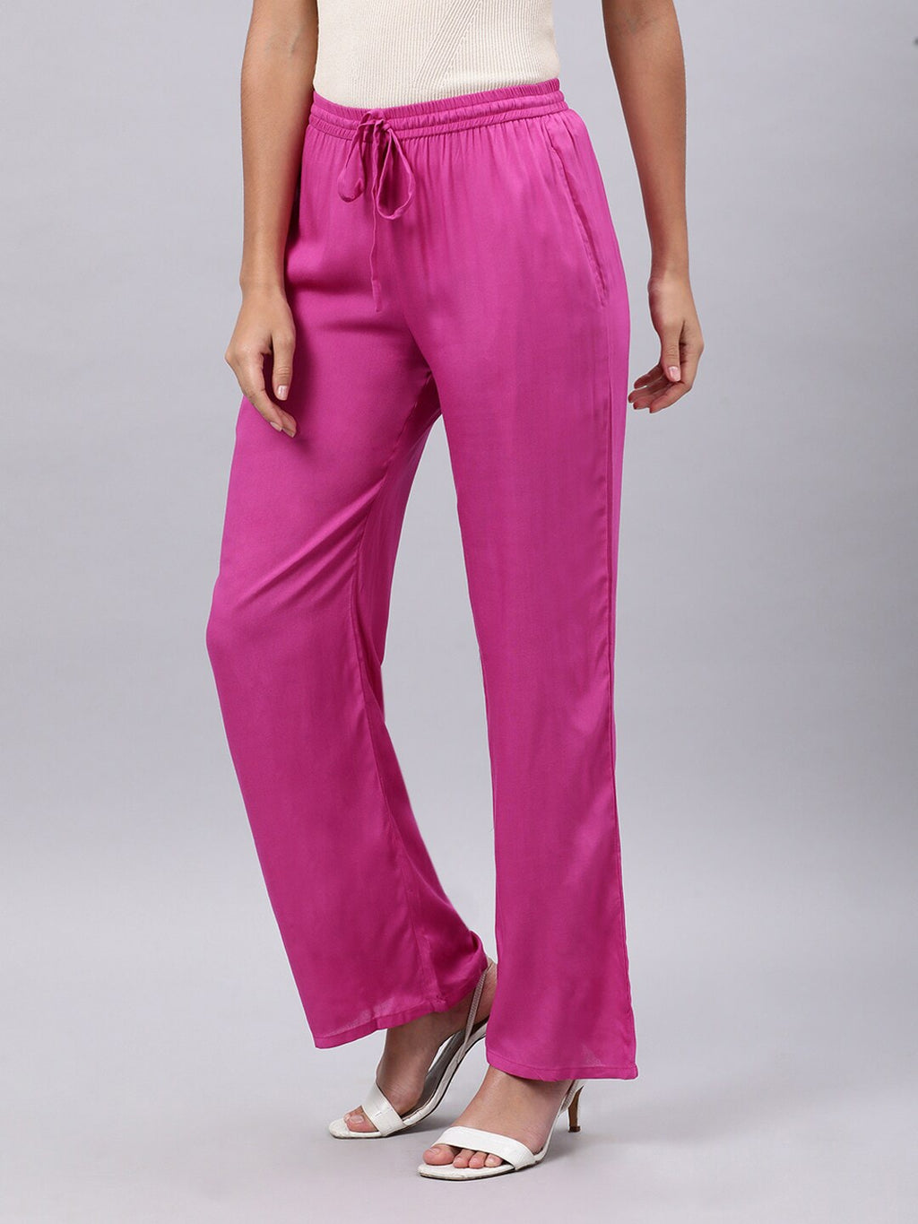 Souchii Mauve Liva Palazzos | Grocsy