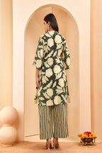Vaasva Women Floral Aline Printed Cord Set | Grocsy