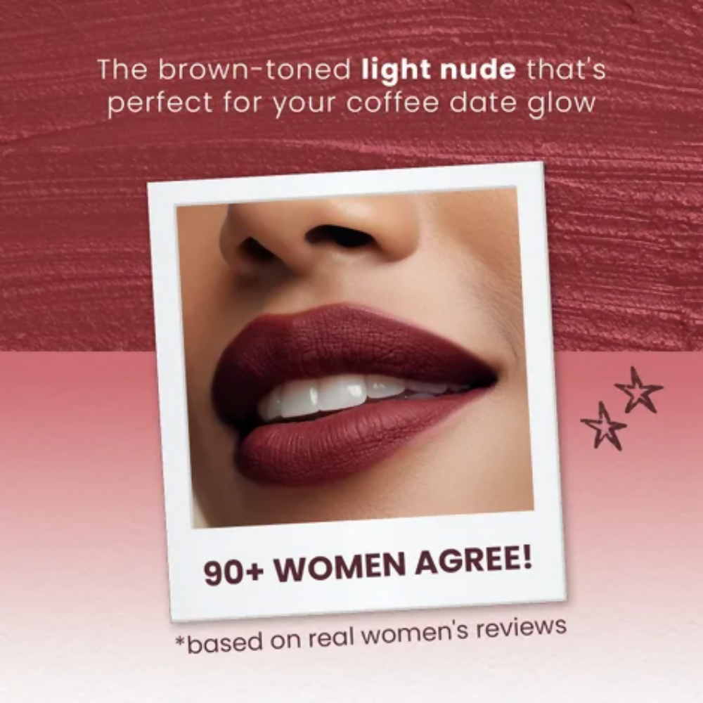 NY Bae Velvet Mousse Liquid Lipstick - Barely Bold 08 | Grocsy