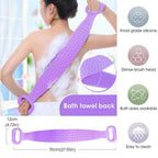 Favon Silicon Soft Cleaning Body Bath Belt Scrubber for Cleansing and Dead Skin Removal | Grocsy