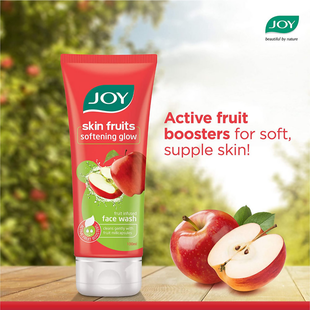 Joy Apple Face Wash For Skin Softening Dead Skin Removal & Exfoliation | Grocsy