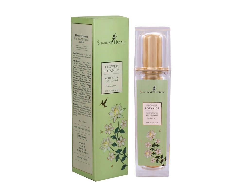 Shahnaz Husain Flower Botanics 鈥?White Water Lily-Jasmine Moisturiser | Grocsy