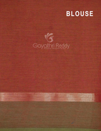 Dual Shades of Dry Mehendi Pure Mangalgiri Cotton By Gayathri Reddy Designer Studio | Grocsy