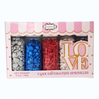 Confect Mix Red, White & Blue Sprinkles | Marvelous Mix Patriotic Sprinkles | Grocsy