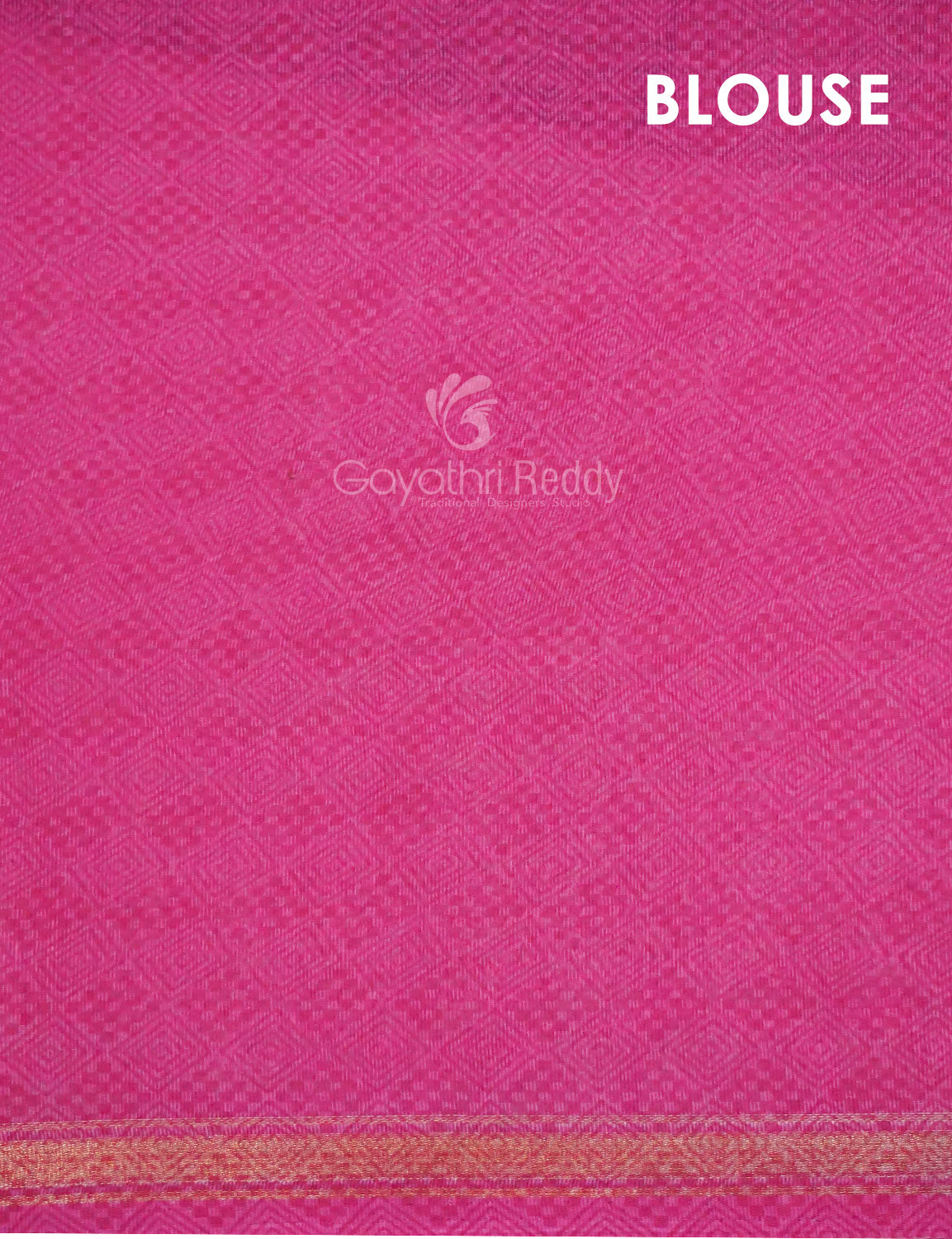 Combo of Off White and Pink Patan Patola Semi Chanderi Saree By Gayathri Reddy Designer Studio | Grocsy