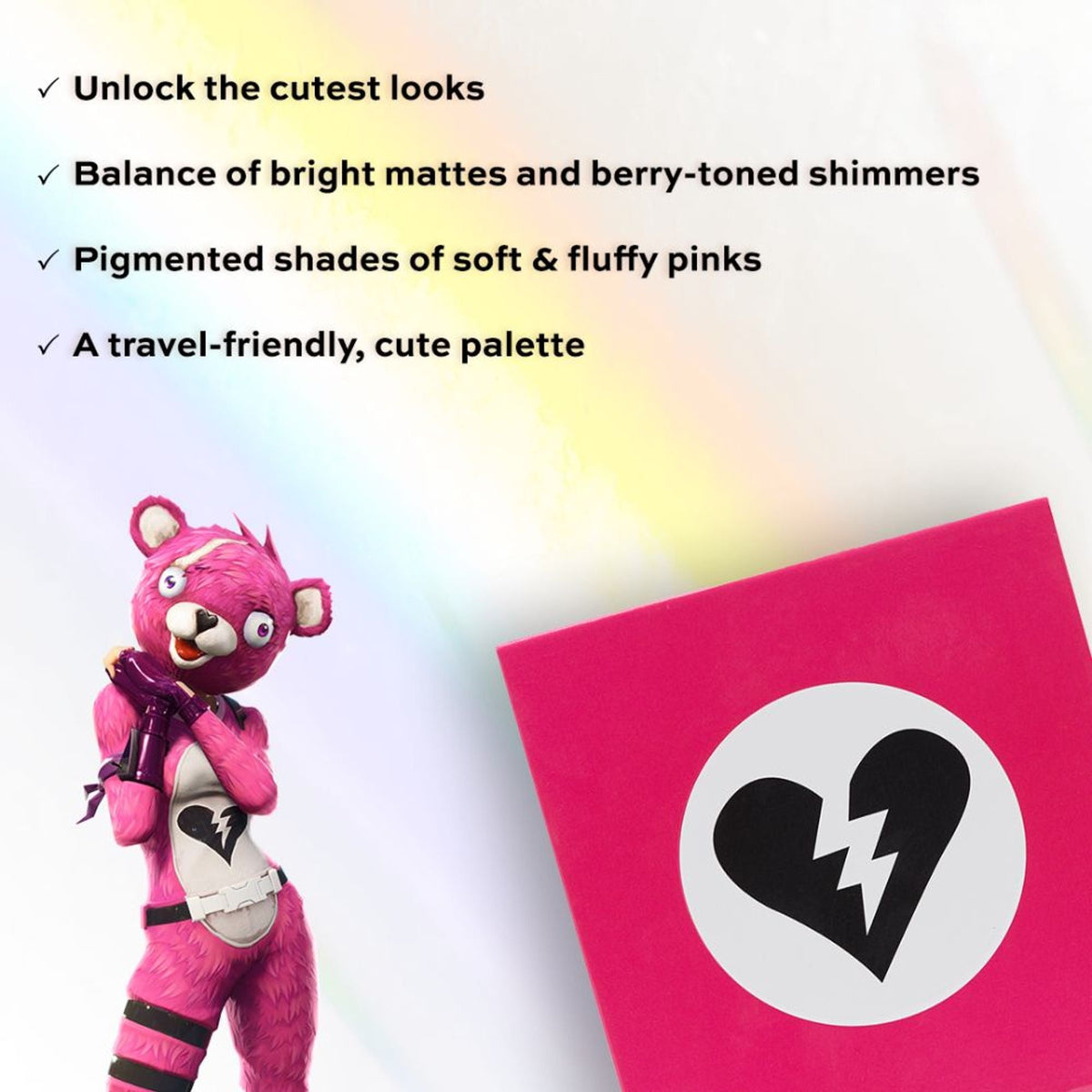 Makeup Revolution X Fortnite Cuddle Team Leader 9 Pan Shadow Palette | Grocsy