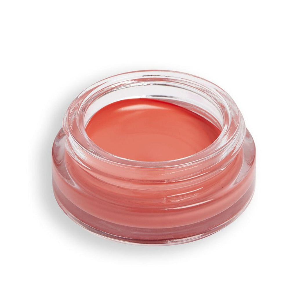 Makeup Revolution Mousse Blush - For Cheeks & Eyes Non Sticky-Soft Focus Effect - Grape Fruit Coral | Grocsy