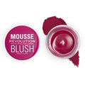 Makeup Revolution Mousse Blush - For Cheeks & Eyes Non Sticky-Soft Focus Effect - Passion Deep pink | Grocsy