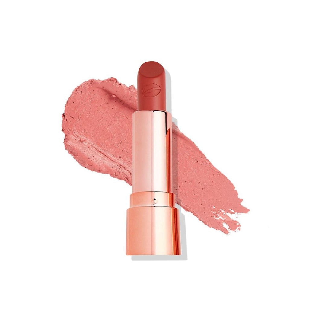 Makeup Revolution Satin Kiss Lipstick - White Wedding Nude | Grocsy
