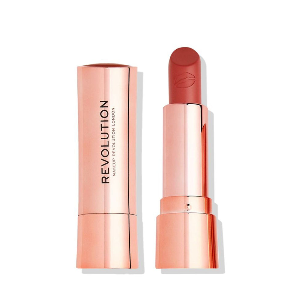Makeup Revolution Satin Kiss Lipstick - White Wedding Nude | Grocsy