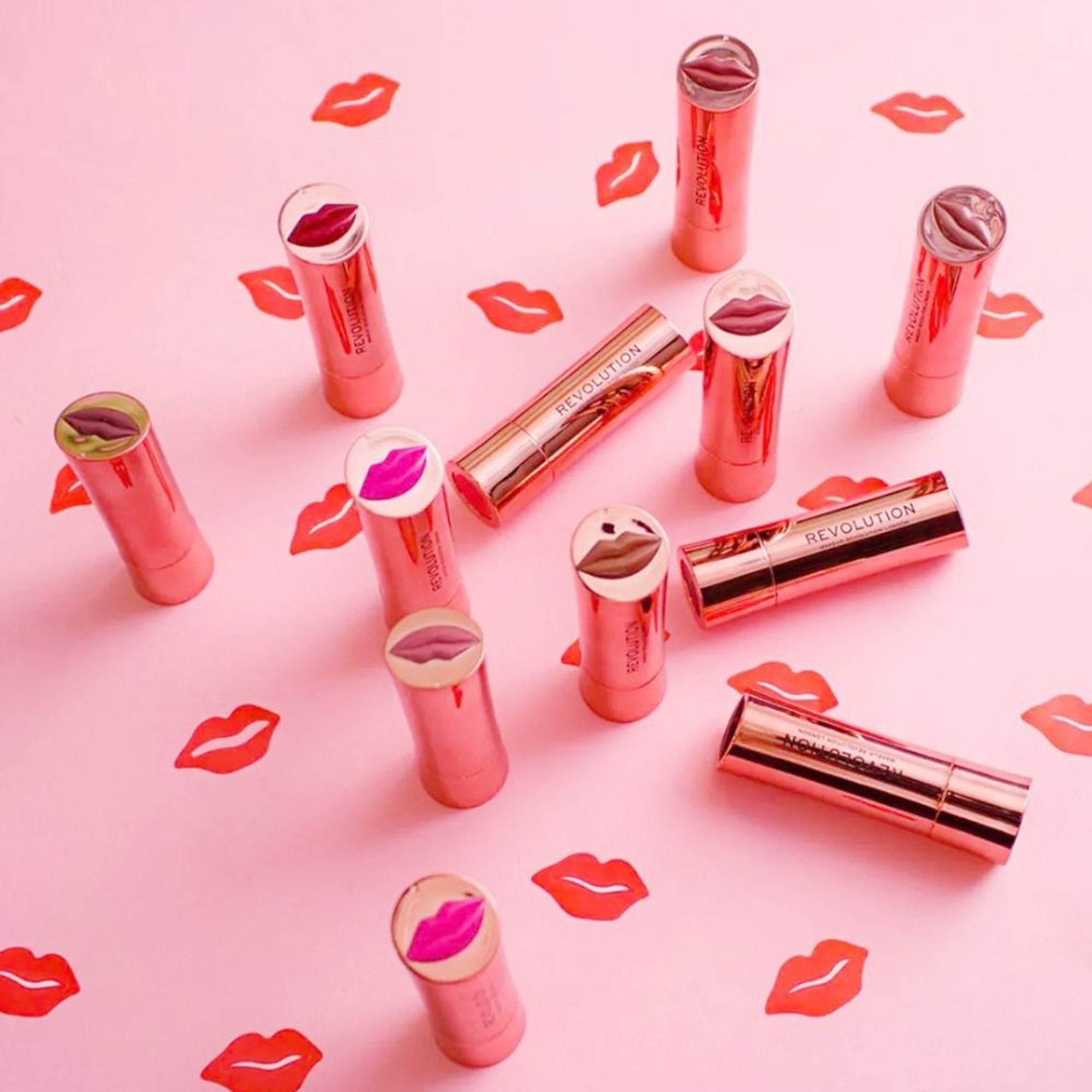 Makeup Revolution Satin Kiss Lipstick - White Wedding Nude | Grocsy