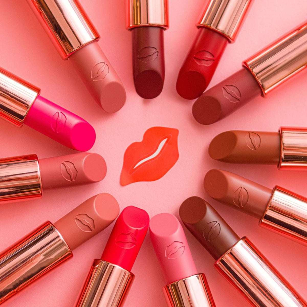 Makeup Revolution Satin Kiss Lipstick - Icon Nude | Grocsy