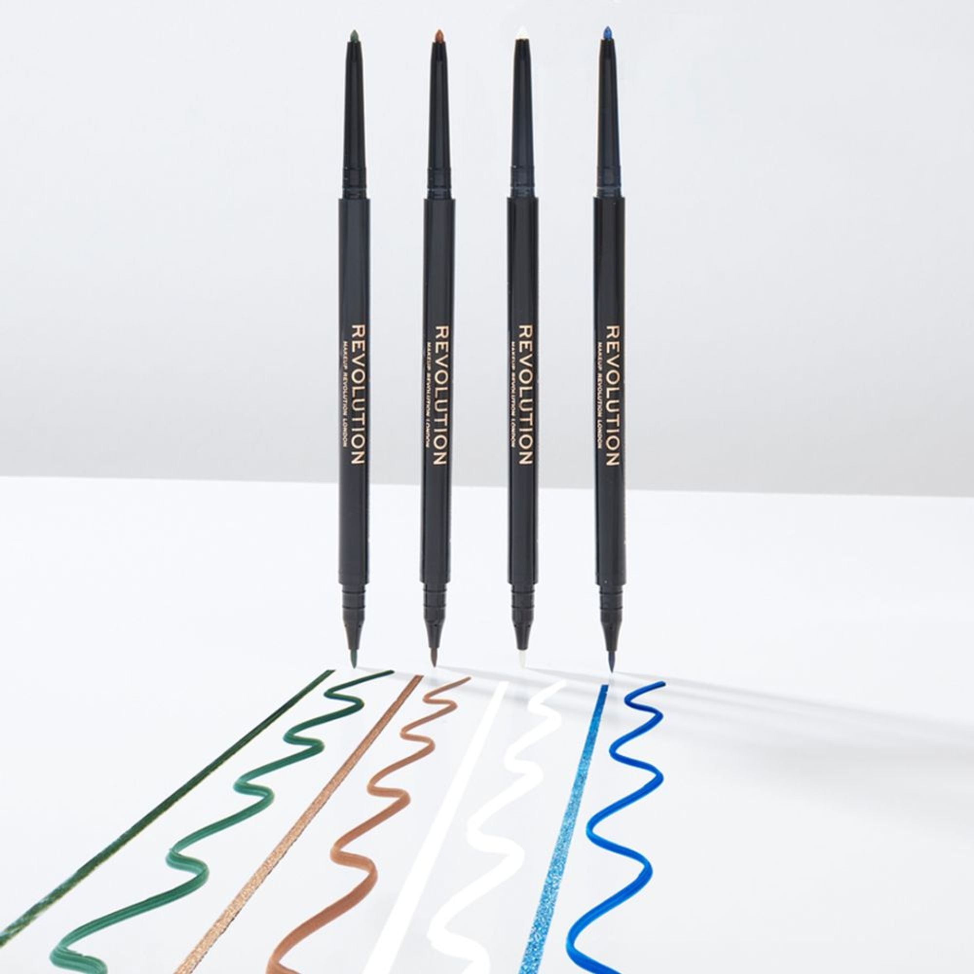 Makeup Revolution Felt & Kohl Eyeliner - Green | Grocsy