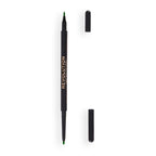 Makeup Revolution Felt & Kohl Eyeliner - Green | Grocsy