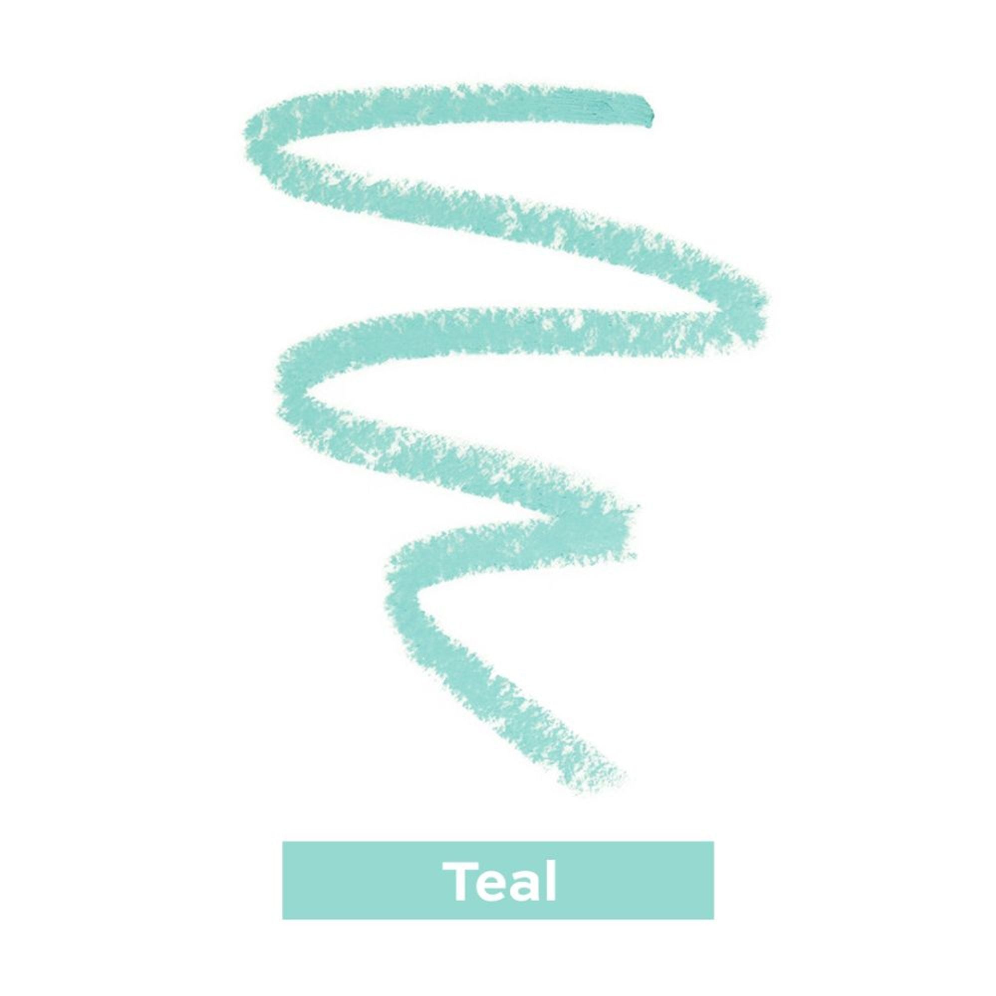 Makeup Revolution Streamline Waterline Eyeliner Pencil-Ultra Creamy Smudge Proof Smokey Looks - Teal | Grocsy